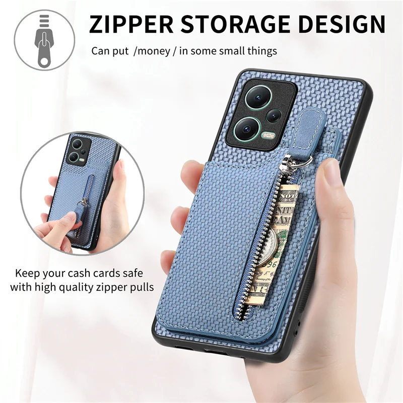 ポルシェ　モバイルホンケース For Xiaomi Poco X6 M6 X5 M4 Pro X3 GT 5G Zipper Wallet Case