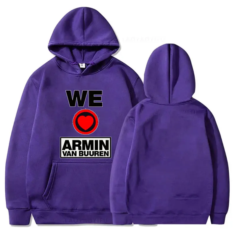 

Толстовка с капюшоном и надписью We Love Armin, Повседневная Уличная одежда в стиле Харадзюку, худи с длинным рукавом и принтом со слоганом, на осень и зиму