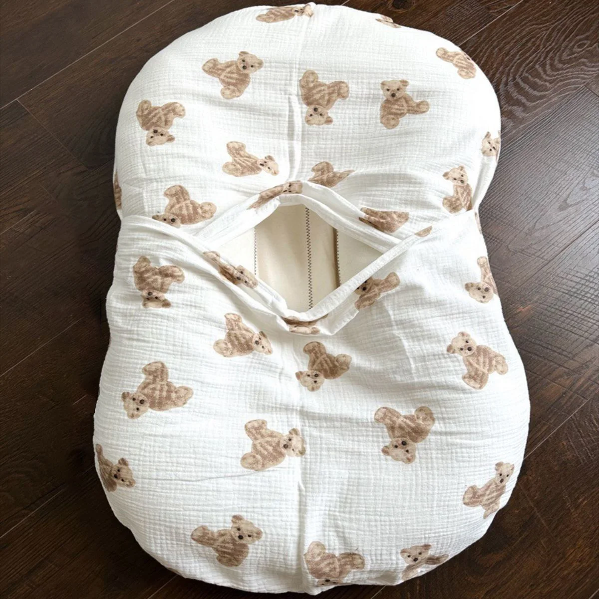 Baby Pillow Cover Baby Muslin Bassinet Sheets Newborn Changing Daiper Pad Sheet Cover