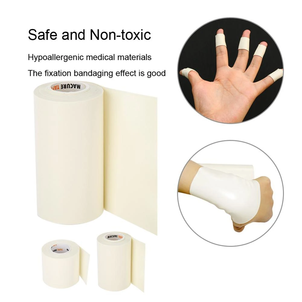 7.5*300cm Medical Waterproof Adhesive Foam First Aid Microfoam Tape Adjust Sports Cohesive Bandage Underwrap Elastic Fixed Tape 2
