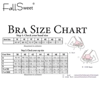 FallSweet Plus Size Push Up Bras for Women Full Coverage Underwire  Bra Sexy Lace Brassiere - Image 6