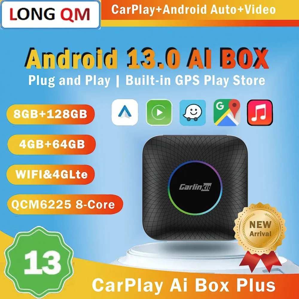 Carlinkit Tbox Max Android 13.0 Wireless Carplay Multimedia Video Box -  Carlinkit Carplay Store