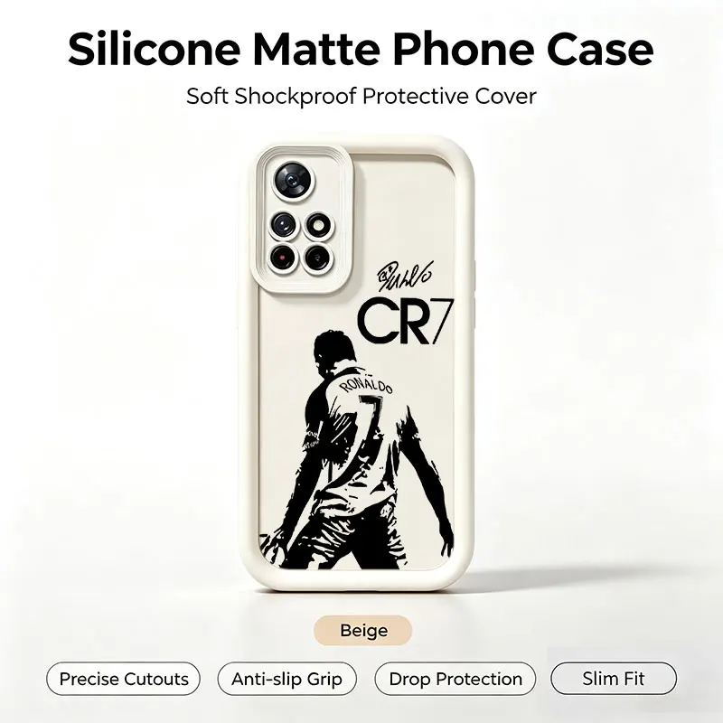 CR7 Ronaldo Shockproof Football Star Phone Case Cover