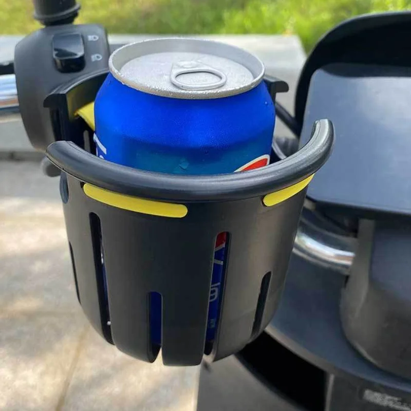 Universal Bike & Scooter Handlebar Cup Holder - Premium Water Bottle Cage