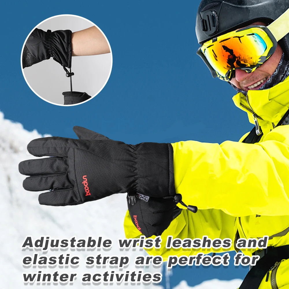 Gants De Ski Professionnels, Imperméables, Chauds, Antidérapants