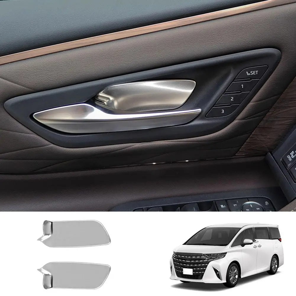 

Новинка 2023, для Toyota ALPHARD/VELLFIRE 40 серии 23, внутренняя дверная чаша, модифицированная Панель из нержавеющей стали декоративные автомобильные наклейки D5X5