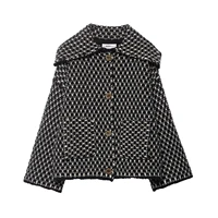 Korean style women's autumn and winter 2025 new loose and slimming casual knitted cardigan temperament jacket - Image 3