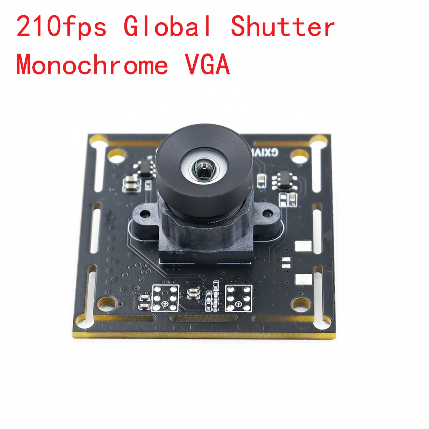 Global Shutter Webcam 210fps, Monochrome VGA USB Camera Module ,Fixed Focus For High Speed Moving Capture 640x360 Android Linux