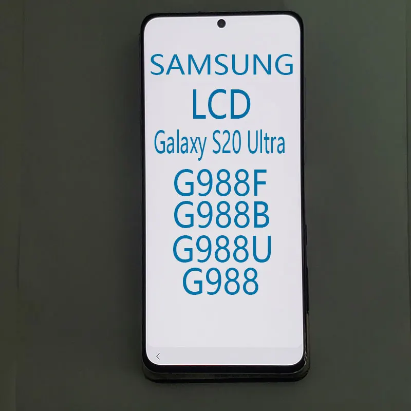 

Suitable for Samsung Galaxy S20Ultra mobile phone LCD screen g988b screen S20u replacement display g988 G988f touch screen digit