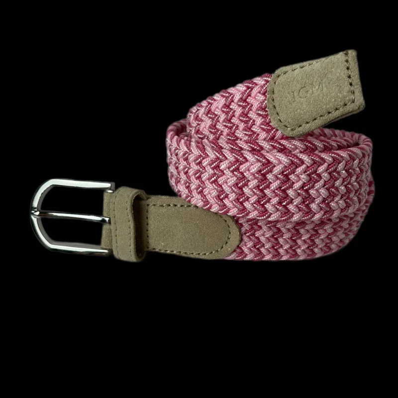 1 Boys Girls Suede Belt Elastic Primary School Student Belt Youth Casual Canvas Weaving Fashion