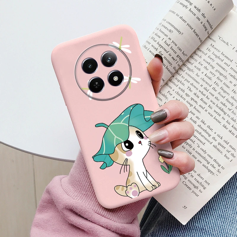 Cute Heart Flower Soft Silicone Matte Protective Back Cover s - Cartoon Design