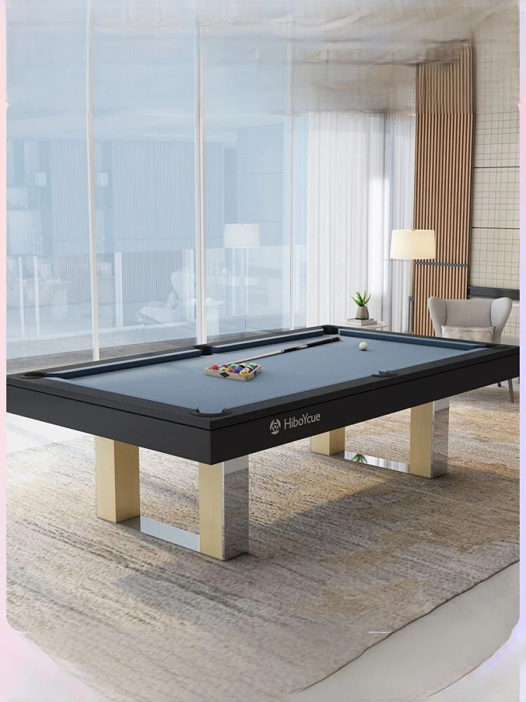 Pool table Household indoor standard commercial nine ball American Black 8 table tennis 2 in 1 pool