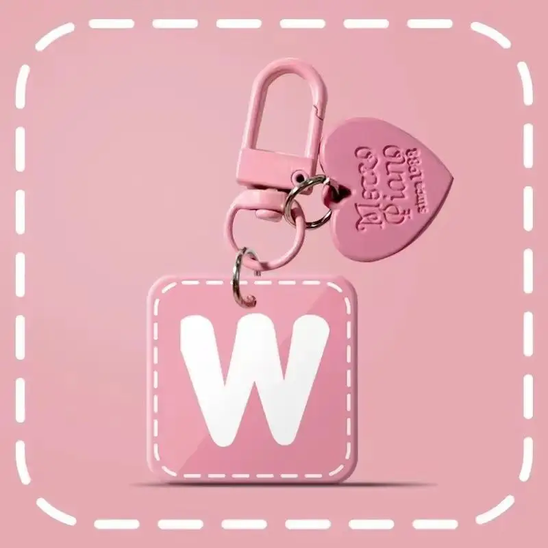Pink Heart-Shaped Creative Pendant Keychain – Girly Handbag Accessory & Top Birthday Gift