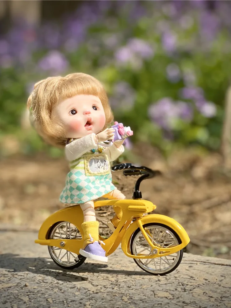 シミュレーションミニ金属三輪車合金スクーターバイクモデル1/6 シミュレーションミニ金属三輪車合金スクーターバイクモデル1/6