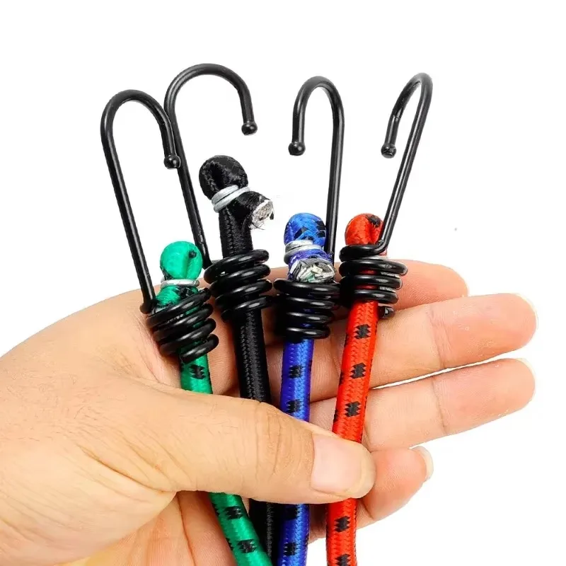 Car Luggage Roof Rack Strap 1.5M 1 Stretch Elastic Bungee Cords Hooks Lightweight Bikes Rope Tie
