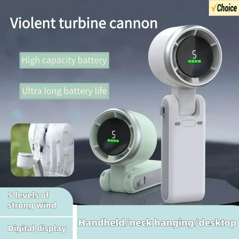 Portable Mini Handheld Fan with USB Rechargeable Battery
