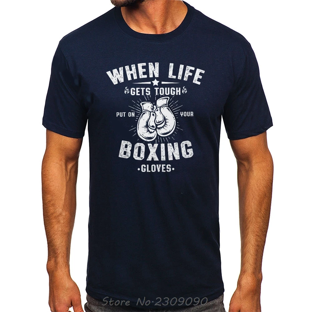 Baumwolle T-shirt Boxen Gym Gedruckt Vintage Übergroßen T-shirt Klassische Hip Hop Streetwear Unisex Tops Tees Sommer männer Kleidung – Detail 7