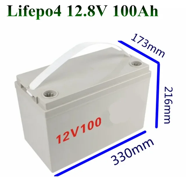 12V 100AH LiFePO4 Power Cells Deep cycle discharge Battery Pack with BMS for Boat RV Solar Energy Yacht Golf carts Wholesale 1