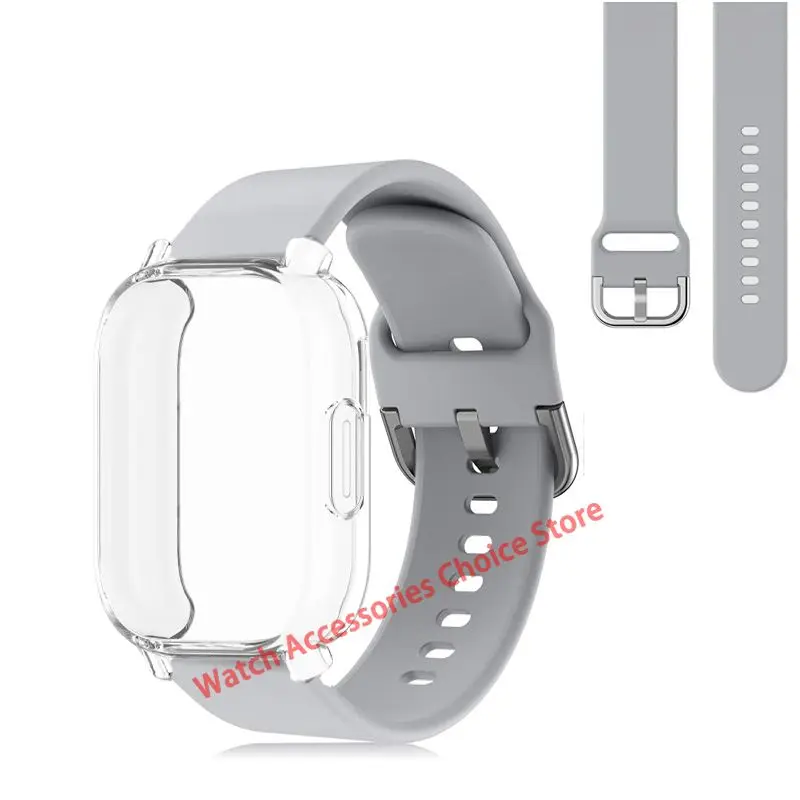Protective TPU Shell with Breathable Silicone Strap