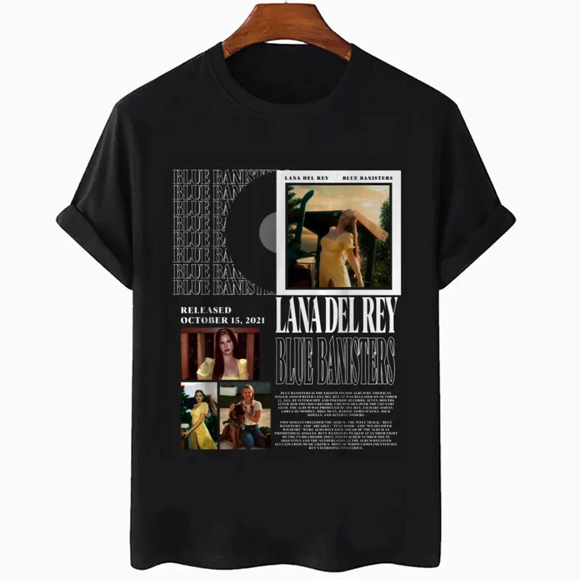 Collana Del Rey Album T-Shirt Vintage Lana Del Rey Tee Shirt Regalo Per Fan