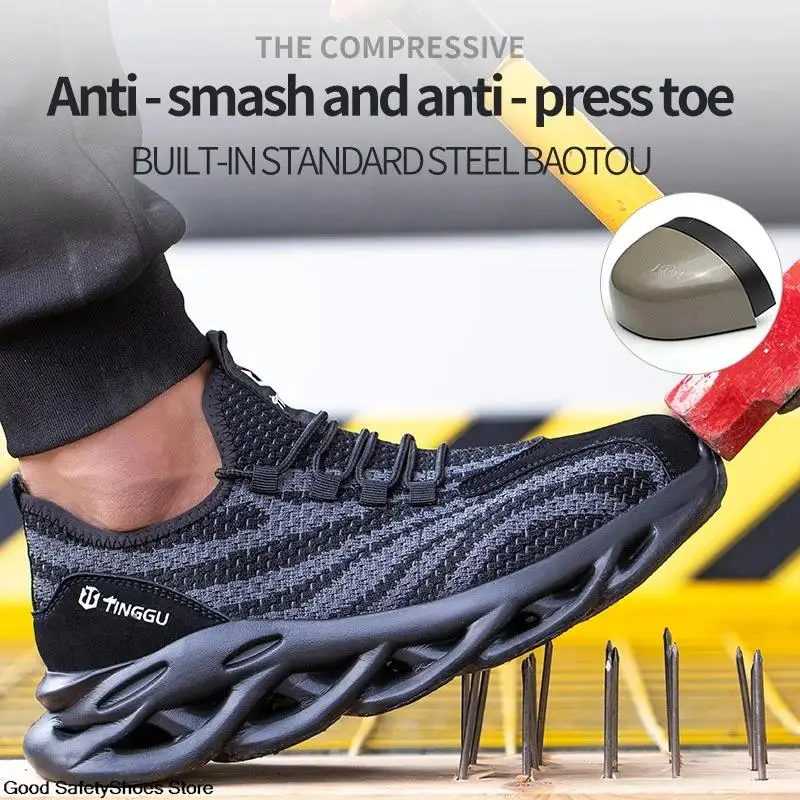 Lightweight Men Safety Work Shoes 48