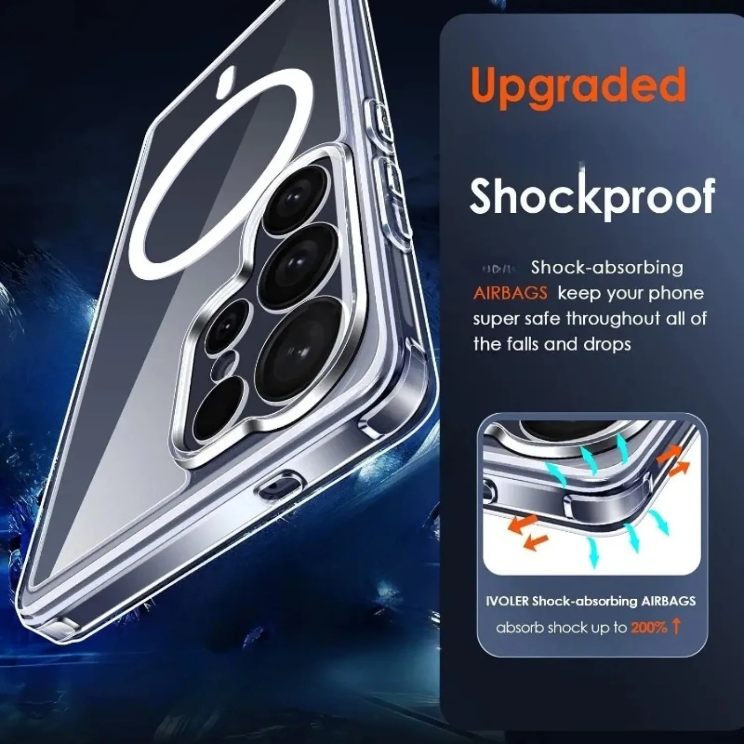 Enhanced Magnetic Phone Case - Advanced Protection & Charging Cover