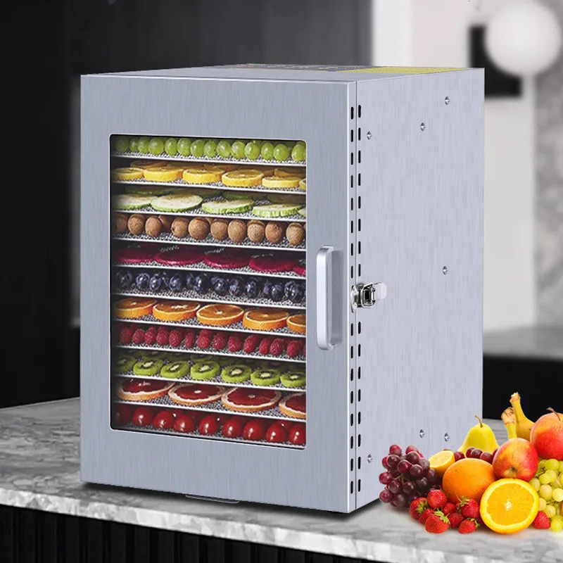 12-Layer CNC Button Dryer Household Stainless Steel Fruit, Vegetable And Dried Fruit Machine Pet Food Dehydration Air Dryer Home 3