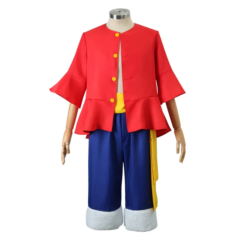 Monkey D. Luffy Cosplay Trajes Anime Uma Peça De Jogo De Papel Uniforme  Roupas Halloween Carnaval Terno - Trajes De Cosplay - AliExpress