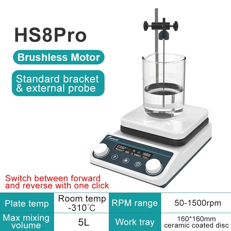 JOANLAB Magnetic Stirrer With Heating Digital Display Thermostatic Stirrer Laboratory Hot Plate Magnetic Mixer 20L