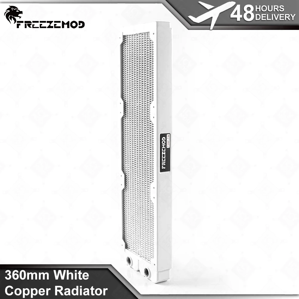 Zemod-radiador de Cobre para pc Water Cooler Refrigeração Líquida para Ventilador de 12cm g1 Thread 360 mm Branco Tsrp-tw-tw360