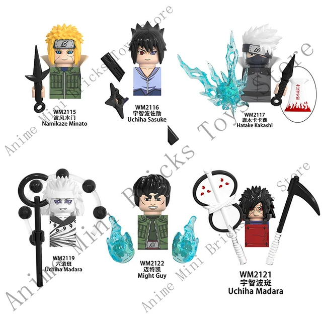 Uchiha Sasuke Naruto Custom Minifigs Fit Lego WM2116