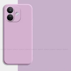 Shockproof Liquid Silicone Case Cover - Soft & Original for Redmi Note 17 Pro 5G (Grass Purple)