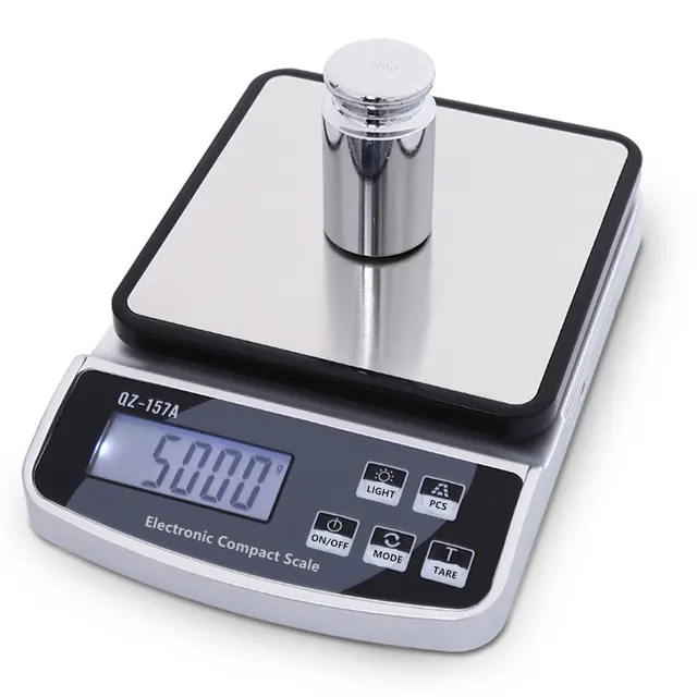 15KG/3KG Electronic Kitchen Scale USB Charge Precision Balance Food Scale Household Coffee Scale Smart Digital Baking Scales 2