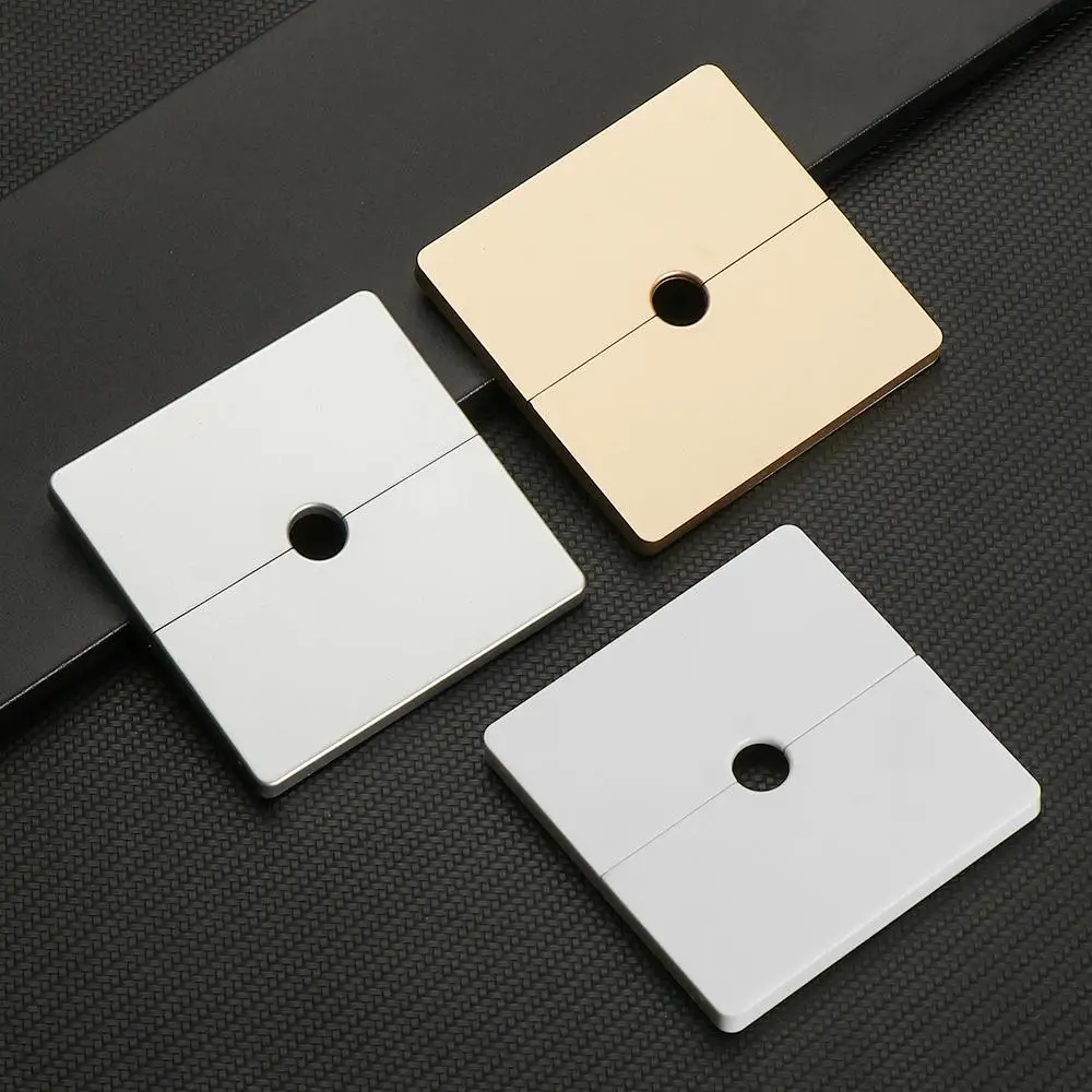 Plastic Wall Wire Hole Decor Cover Separable Junction Box Outlet Cable Protector Snap-on Plate Angle Valve Pipe Plug