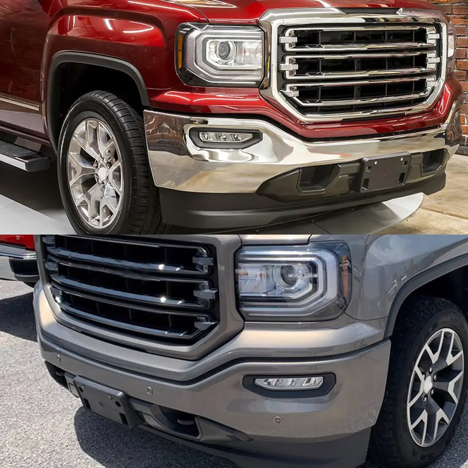 MOTOKU Soporte De Placa Delantera Para GMC Sierra 1500 2016-2019