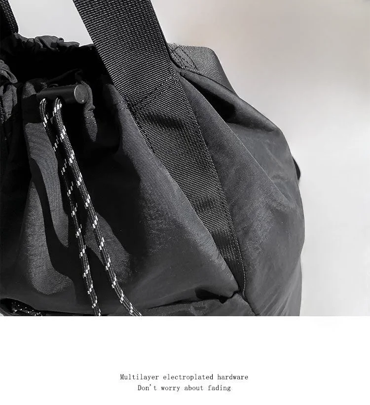 Unisex Waterproof Nylon Shoulder Backpack For Daily Commuting_voghion.com