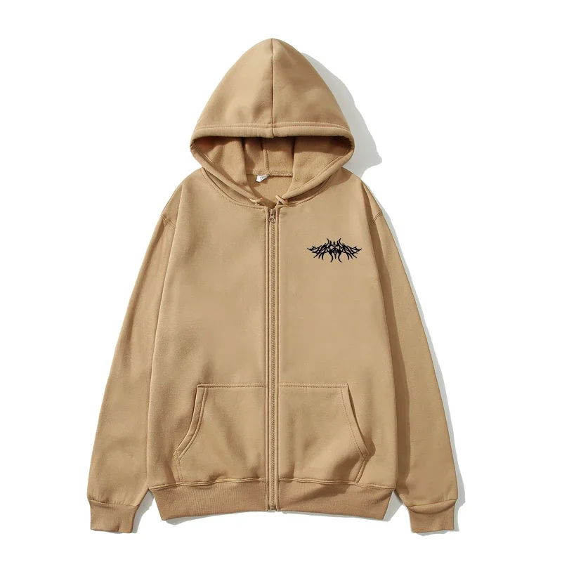 thumbnail image 1 of Sudadera con capucha para hombre y mujer, jersey de manga larga con estampado de Hip Hop, moda de lana, ropa creativa, 1 of 3