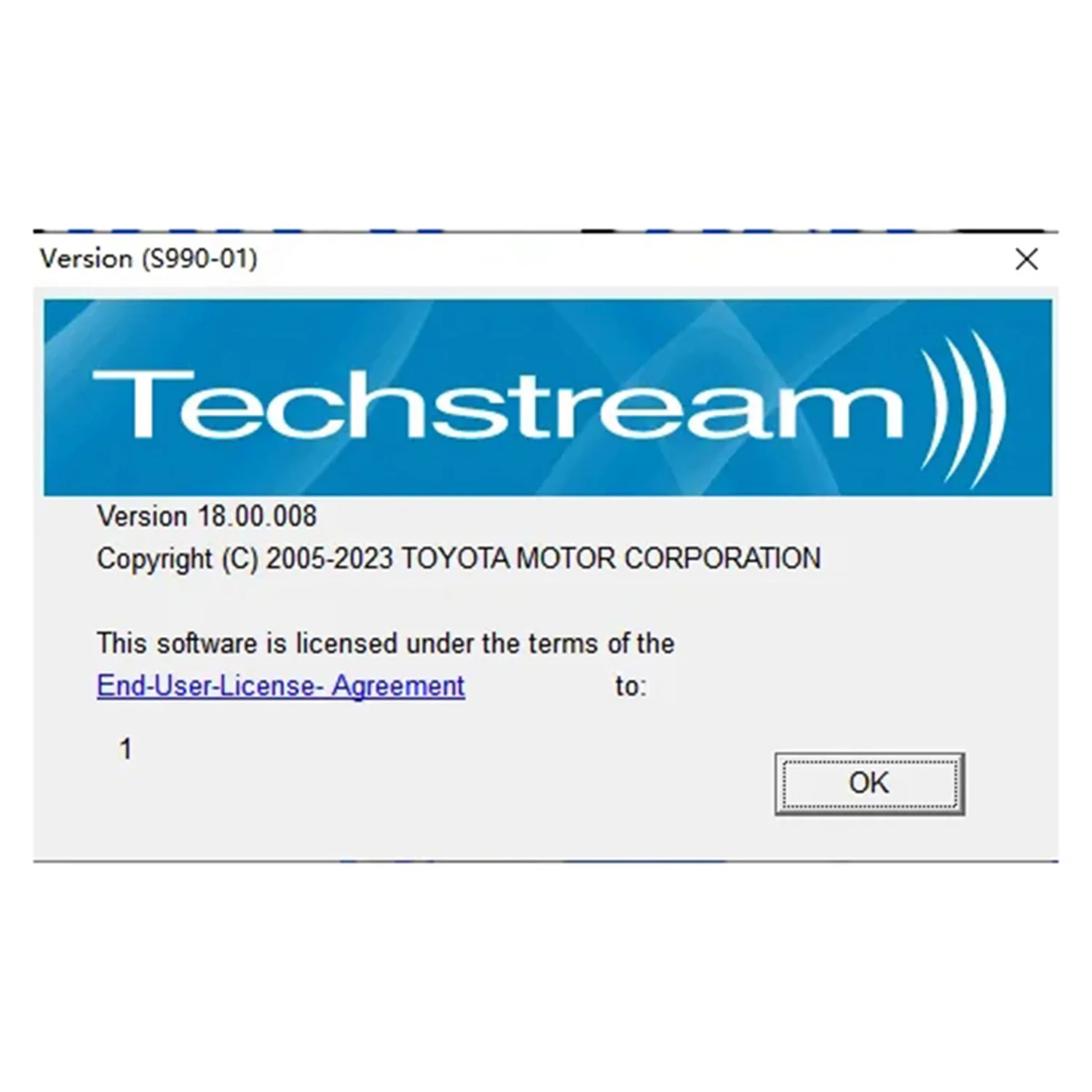 PASSCODE V4.6 V4.5 for Techstream V18.00.008 Software Registration
