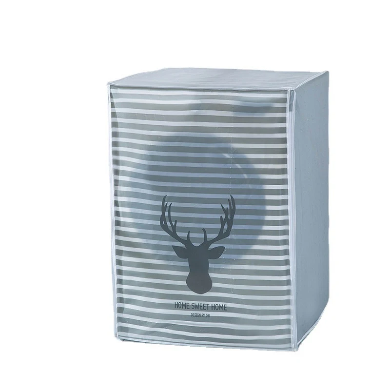Description Picture 6 of itemã€MQ124】Washing Machine Cover Waterproof Sunscreen Protector Dryer Case Box Drum Washing Machine Protective Cover Dust Cover