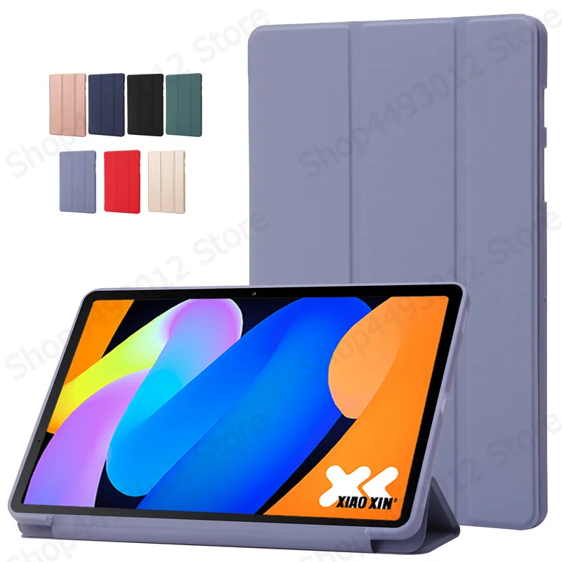 Elegant PU Leather Stand Case for 11-Inch Tablet - Soft Silicone Back Shell Cover