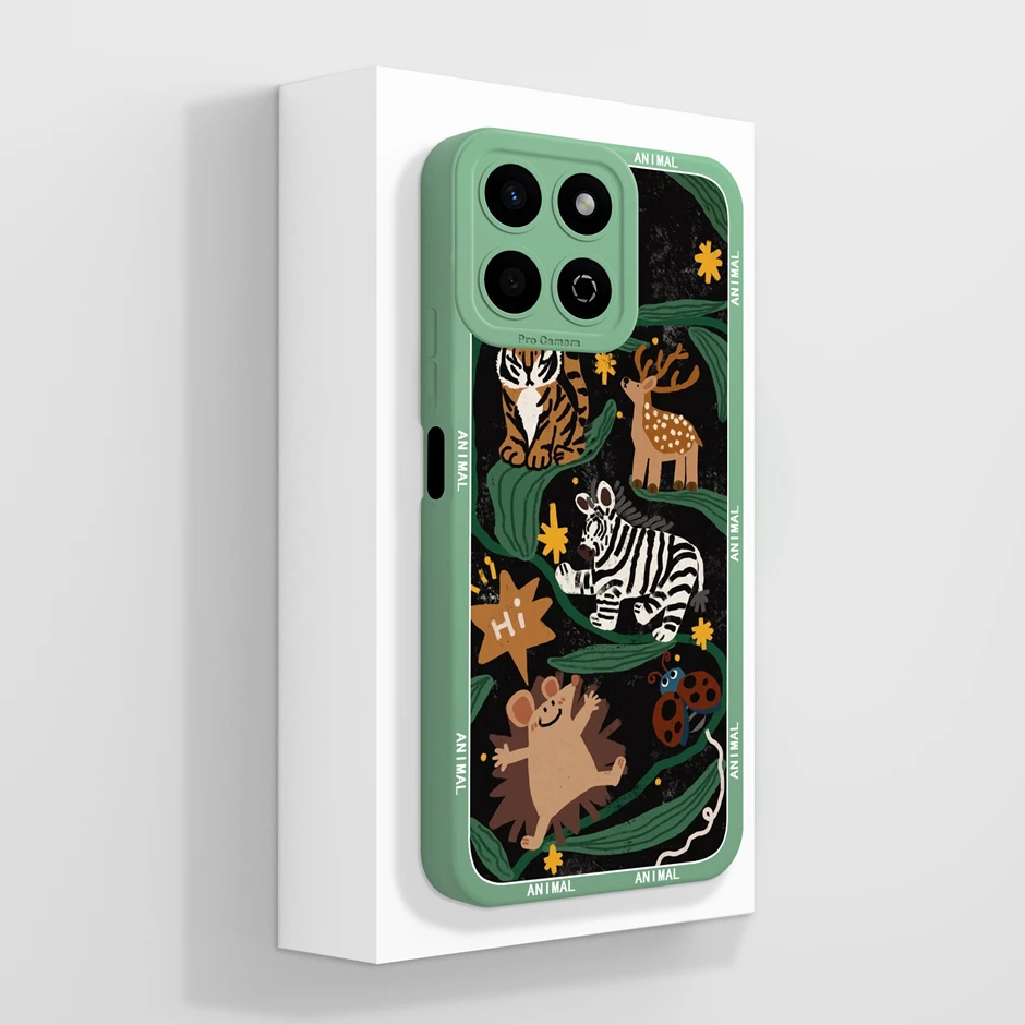 Artistic Oil Painting Floral Design Soft Silicone Anti-Drop Phone Case Cover