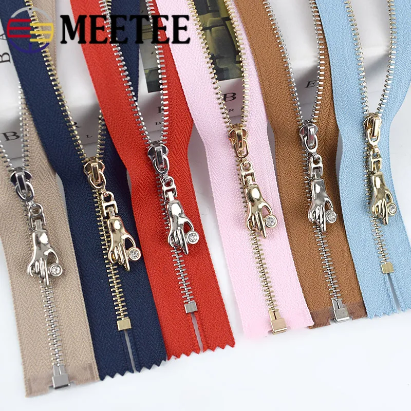 Colorful Metal Gold Zipper Metal Zippers Jackets Metal Gold Zip