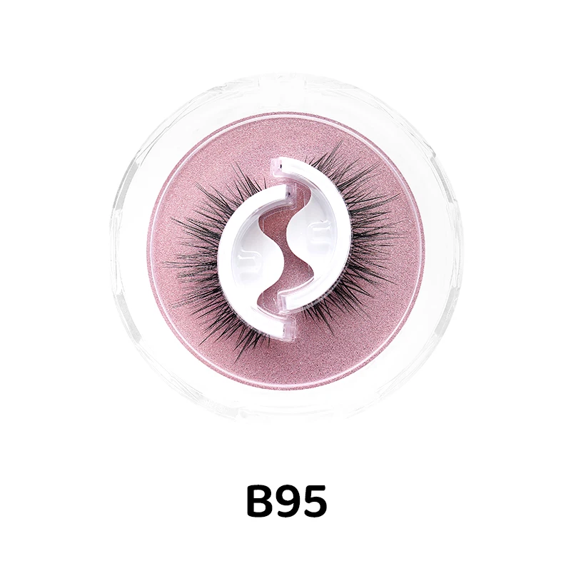 Korean Self-Adhesive Reusable Natural Eyelashes - Manga Blush Collection with Free Shipping