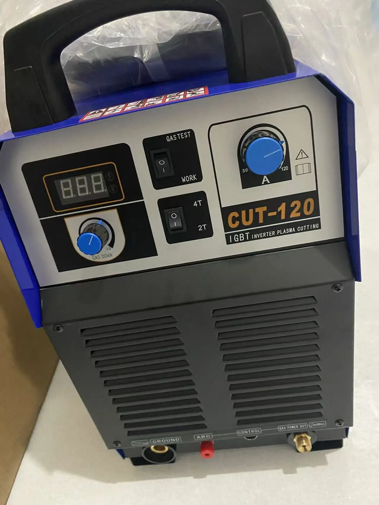 CUT-120 Handhelder or CNC Dual Purpose Plasma Cutter with P80 180° Straight Machine Torch 5