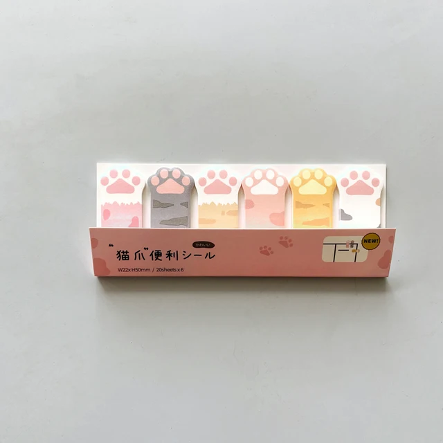 10 Pcs/set Kids Girl Pink Cat Paw Stationery Set Gel Pen Correction Tape Memo pads Eraser Knife Set 4