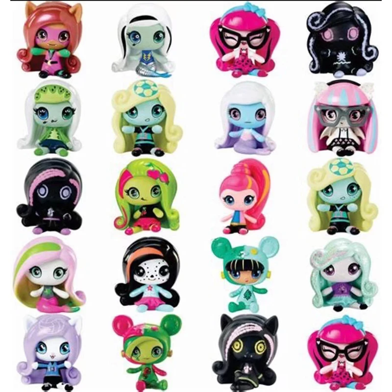 5/10/20pcs Monster High Minis Limited Collection Figures Common Special Edition Cute 3cm Figure Toys Girls Surprise Gift