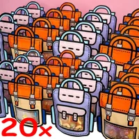 Lots Creative Lunch Bag School Bags Cookie Candy Plastic Zipper Bags Snack Packaging for Kids Birthday Graduation Party Gifts 1