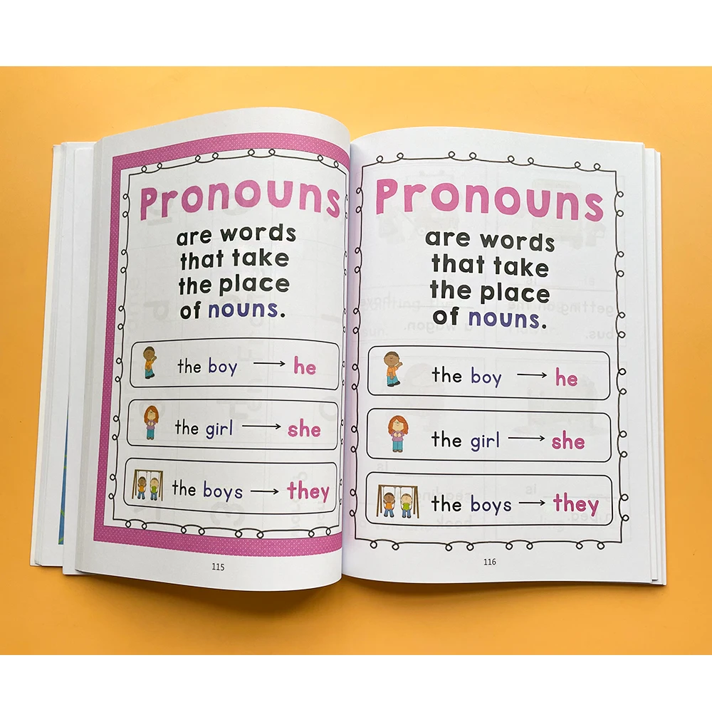 240P kids Alphabet Sentence books In English Practice Workbook Reading phonics Books for baby children learning English toys 3