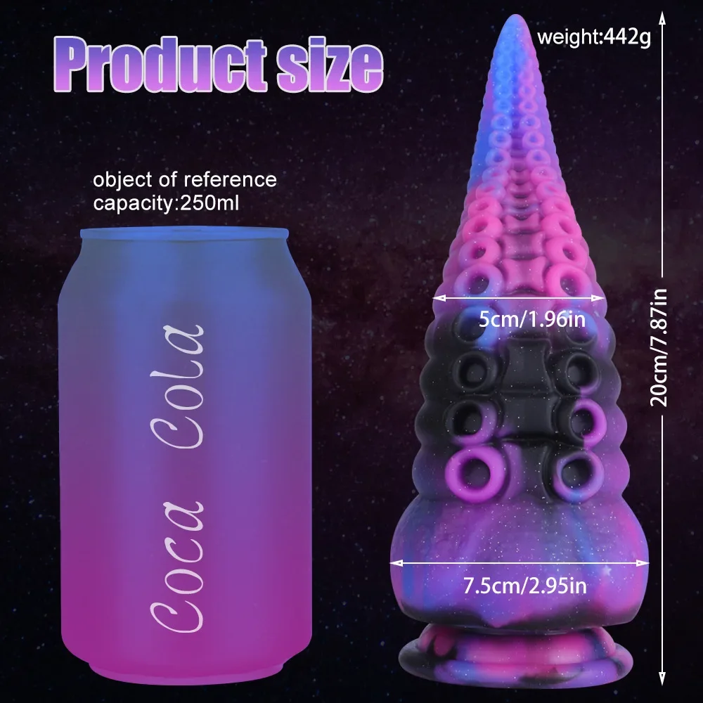 Octopus Dildo Suction Cup Tentacle Sex Toy Animal Dildo Alien Dick Anal Plug Vaginal Dilator/Stimulator for Woman Man
