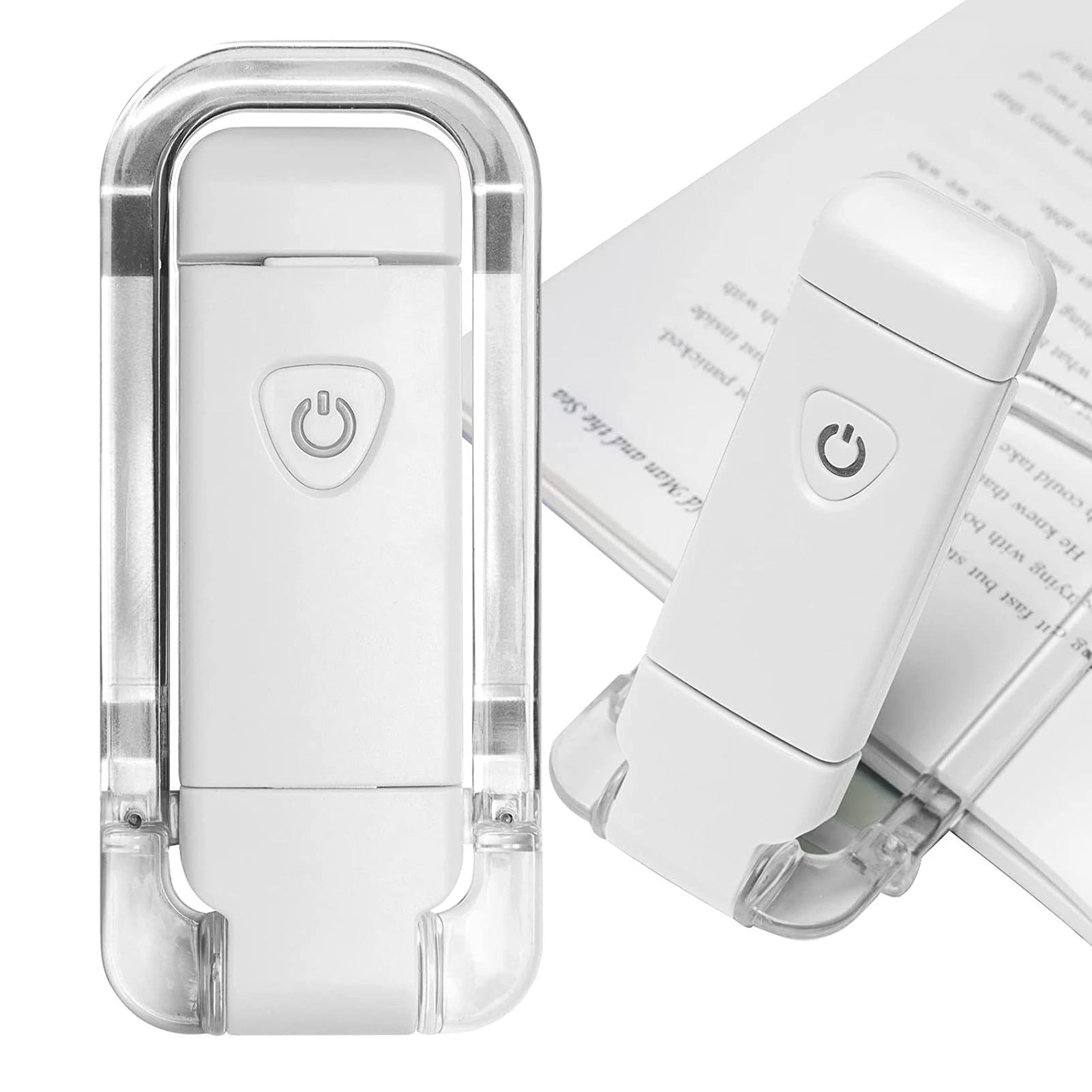 Book Light Rechargeable Book Light Clip On Book LED Reading Light USB